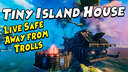 Tiny Island House Valheim Build