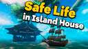 Safe Life in Island House Valheim Build
