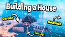 Building a House with Two Legs, Garden, Seaside Valheim Build