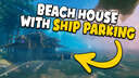 Beach House with Ship Parking | VALHEIM Valheim Build
