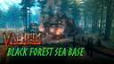 Black Forest Sea Base Valheim Build