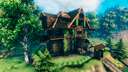 Сompact 4-storey house Valheim Build