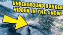 Underground Bunker Hidden in the Snow Valheim Build