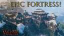 Valheim Epic Castle Build - Temple Fortress of Skadi Valheim Build