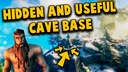 Hidden and Useful Cave Base Valheim Build