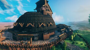 Multi-storey fantasy-style base (7400 instances) Valheim Build