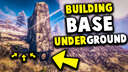 Building a Base Underground | With windows! Valheim Build
