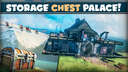 Storage Chest Palace! | House Build Valheim Build