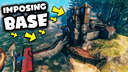 Big House on the Beachfront Valheim Build