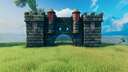 Castle Gate Valheim Build