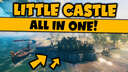 Very Useful Little Castle with Round Design Valheim Build