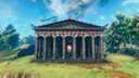 The Parthenon of the Acropolis of Athens Valheim Build