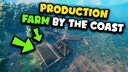 Production Farm by the Coast Valheim Build