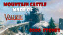 Mountain Castle - Very simple design Valheim Build