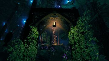 Vine Covered Garden Arch Valheim Build