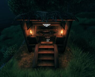 Simple Repair Shack Valheim Build
