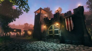 Settlements: Rivermouth Harbour Town Valheim Build