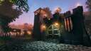 Settlements: Rivermouth Harbour Town Valheim Build
