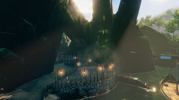 Let's build a base hidden among the rocks in Mistland! Valheim Build
