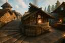 Simple Tavern Valheim Build