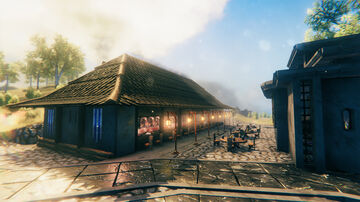 Restaurant & Tavern! | Saturday Night Vikings Are Here! Valheim Build