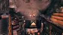 Hearth and cabinet combo.