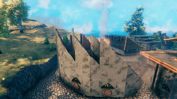 The King's Place! - Guard the Treasure! Valheim Build