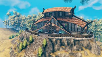Viking Longhouse Valheim Build
