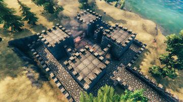 Compact and Practical Castle Design Valheim Build