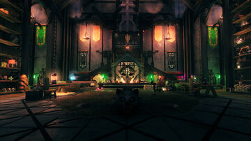 Halloween Themed Interior Valheim Build
