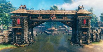 Valheimberg - Seaside rampart Valheim Build