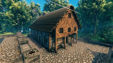 Cozy Tavern Valheim Build