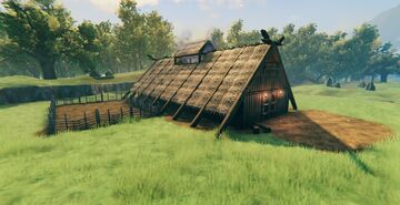 (Semi-Furnished) Viking Longhouse (90% Real Life Accurate) Valheim Build