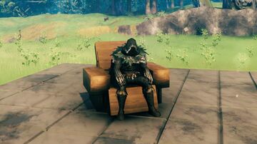 Wood Recliner 1 Valheim Build