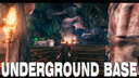 Comfortable Underground Base Valheim Build