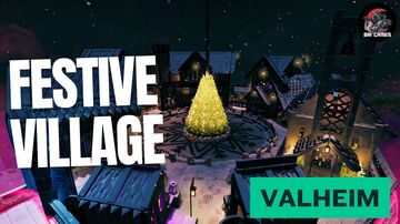 Festive Village - Winter Christmas Comp Build Valheim Build