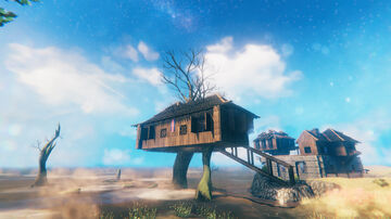 Practical Tree House Valheim Build