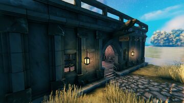 Serene Bathhouse Valheim Build