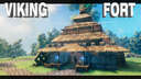 Simple Viking Fort - Everything you gonna need to fight Valheim Build