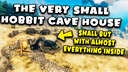 The very small Hobbit Cave House - small but with almost everything inside Valheim Build