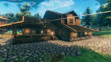 Deep Forest Luxury Valheim Build