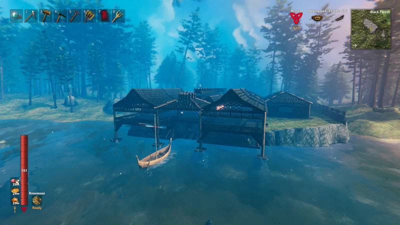 Lakeside Lodge Valheim Build