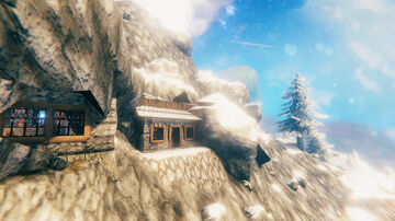 Do you want a cave in the mountain? Valheim Build