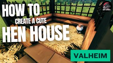 Cute Hen House (Vanilla) Valheim Build