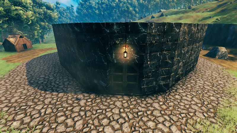 Outside view of portal hub