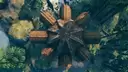 Overhead view