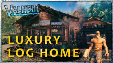 Luxury Log Home Valheim Build