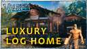 Luxury Log Home Valheim Build