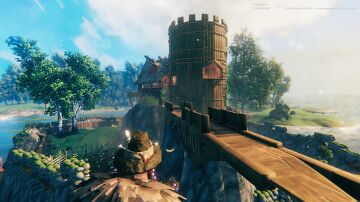 Cozy island build Valheim Build