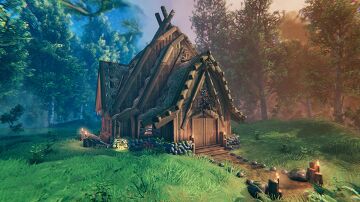 Geletopp Cabin (Early game ready) 3-5 vikings Valheim Build